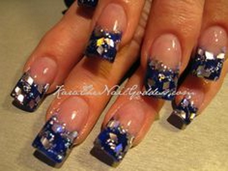 nail-designs-with-diamonds-84-9 Modele de unghii cu diamante