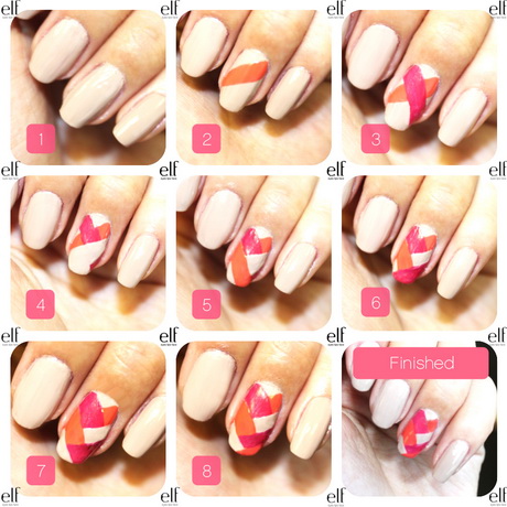 nail-polish-designs-easy-26-8 Lac de unghii modele ușor
