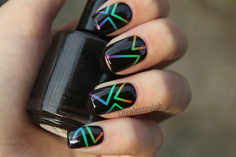 nail-stripes-design-24-2 Design dungi de unghii