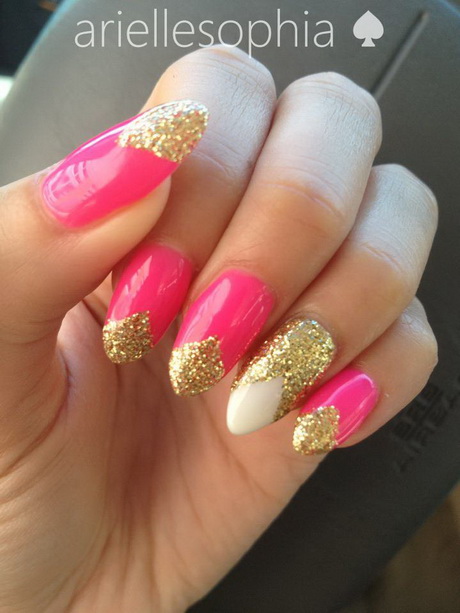 pink-gel-nail-designs-90-8 Modele de unghii cu gel roz