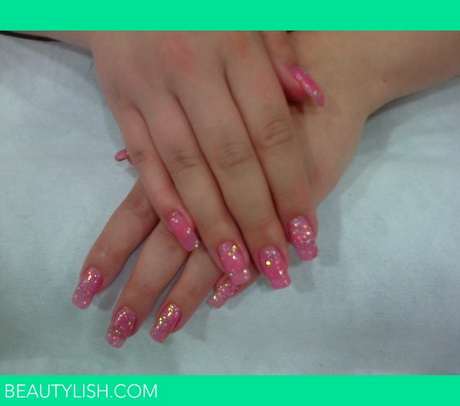 pink-gel-nail-designs-90 Modele de unghii cu gel roz