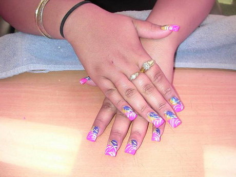 pink-nail-designs-acrylic-nails-59-3 Unghii roz modele unghii acrilice
