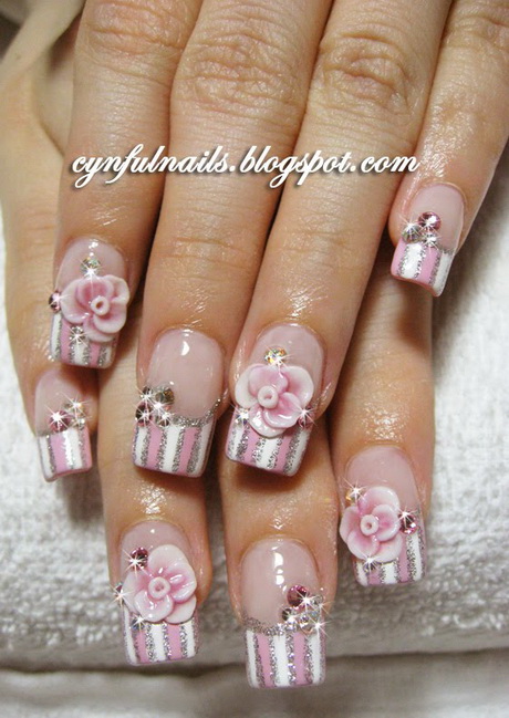 pink-nail-designs-acrylic-nails-59-4 Unghii roz modele unghii acrilice