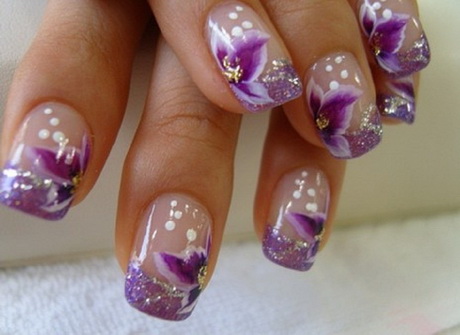pretty-flower-nail-art-82 Destul de floare nail art