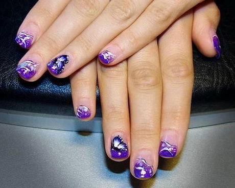 purple-acrylic-nail-designs-64-5 Modele de unghii acrilice violet