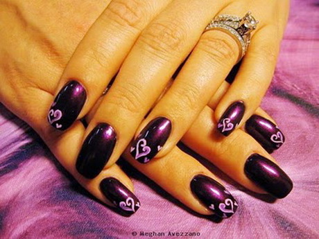 purple-acrylic-nail-designs-64-8 Modele de unghii acrilice violet
