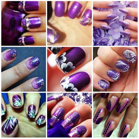 purple-nail-art-designs-10-17 Modele de unghii violet