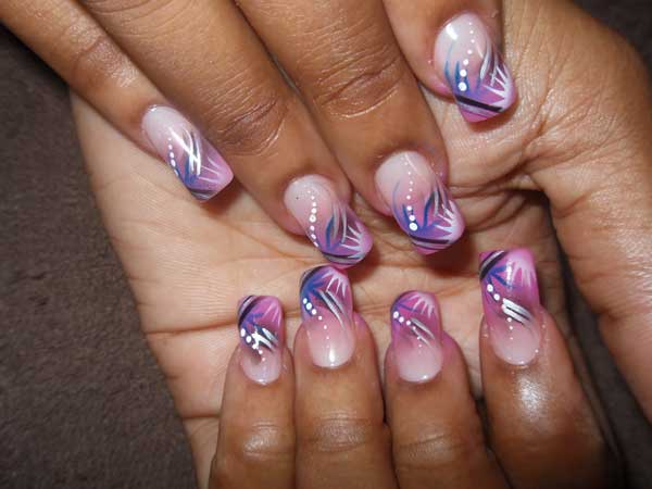 purple-nail-art-88-12 Arta unghiilor violet