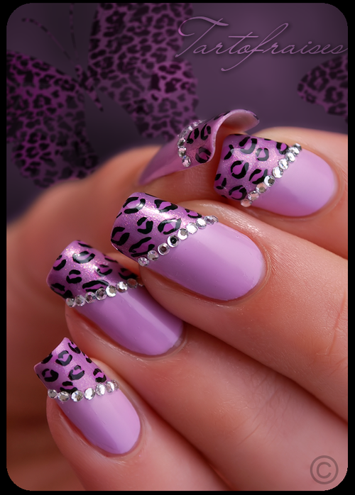 purple-nail-art-88 Arta unghiilor violet