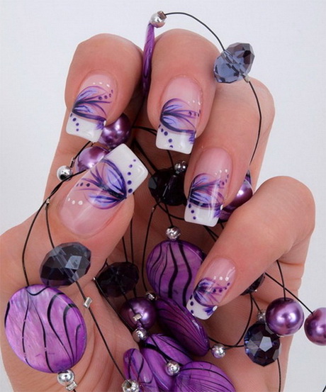 purple-nail-design-17-14 Design de unghii violet