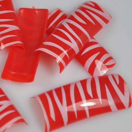 red-and-white-nail-designs-11-8 Modele de unghii roșii și albe