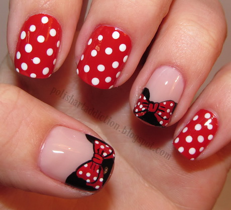 red-nail-art-designs-14-14 Modele de unghii roșii