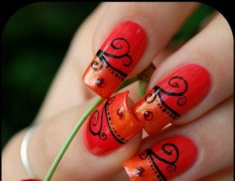 red-nail-designs-15-9 Modele de unghii roșii
