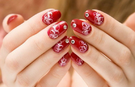 red-nail-polish-designs-28-13 Modele de lacuri de unghii roșii