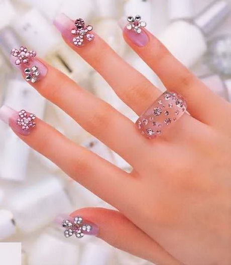 rhinestone-nail-art-designs-46-18 Stras nail art modele