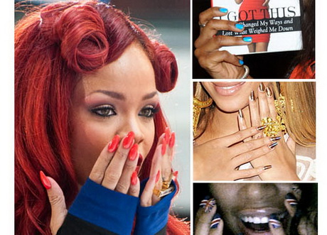 rihanna-nail-designs-62-11 Modele de unghii Rihanna