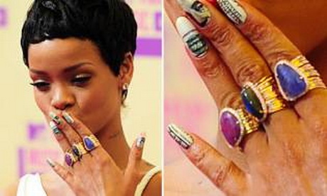 rihanna-nail-designs-62-5 Modele de unghii Rihanna