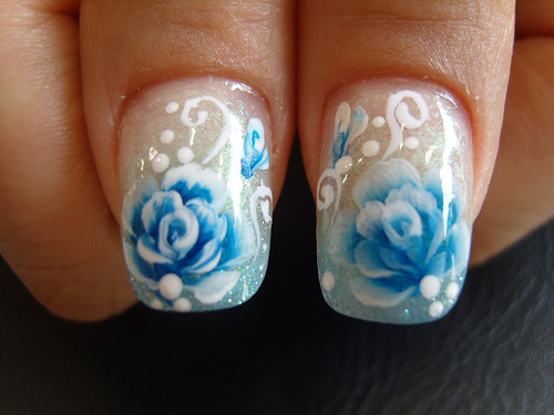 rose-nail-art-76-9 Rose nail art