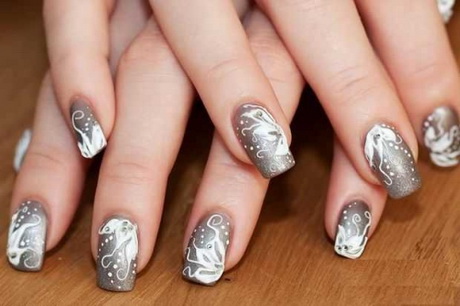 silver-nail-art-designs-29-11 Modele de unghii de argint