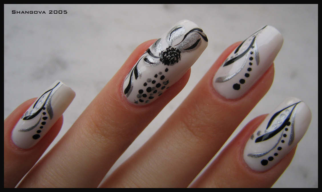 silver-nail-art-94 Unghii de argint