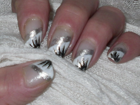 silver-nail-designs-59-8 Modele de unghii de argint