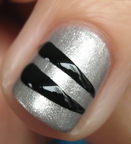 silver-nail-polish-designs-71-8 Modele de lacuri de unghii de argint