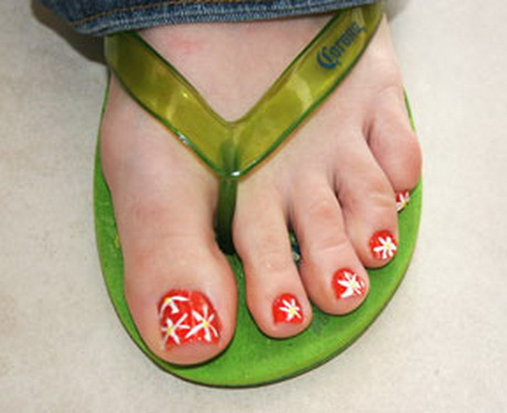 simple-toe-nail-art-21-16 Simplu deget de la picior nail art