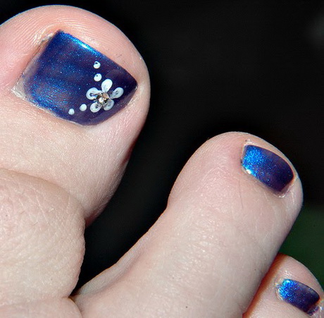 simple-toe-nail-art-21-19 Simplu deget de la picior nail art