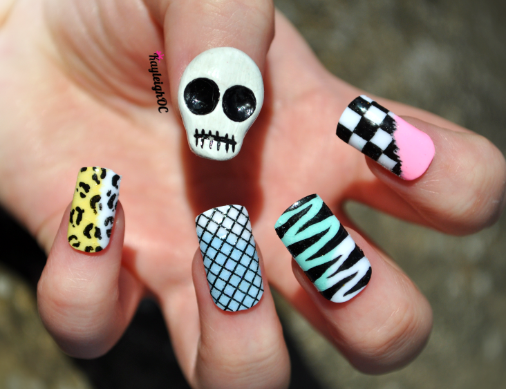 skull-nail-art-48-2 Arta de unghii a craniului