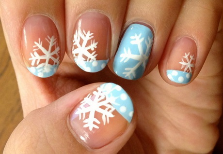 snowflake-nail-design-35-12 Design de unghii Snowflake