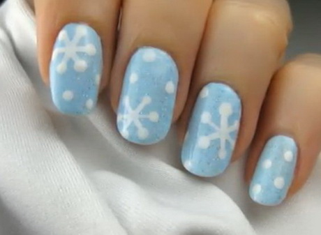 snowflake-nail-design-35-5 Design de unghii Snowflake