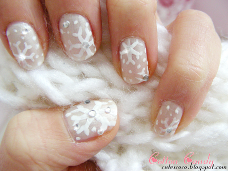 snowflake-nail-design-35-8 Design de unghii Snowflake