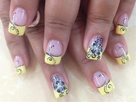 spring-acrylic-nail-designs-32-10 Modele de unghii acrilice de primăvară