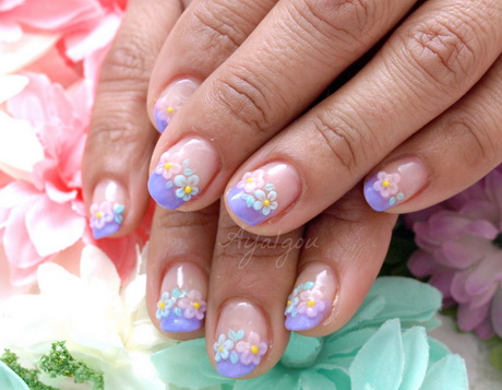 spring-nail-art-designs-01-14 Modele de unghii de primăvară