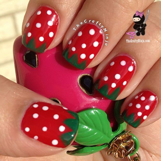 strawberry-nail-art-24-11 Strawberry nail art