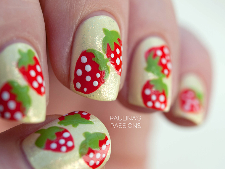 strawberry-nail-art-24-12 Strawberry nail art