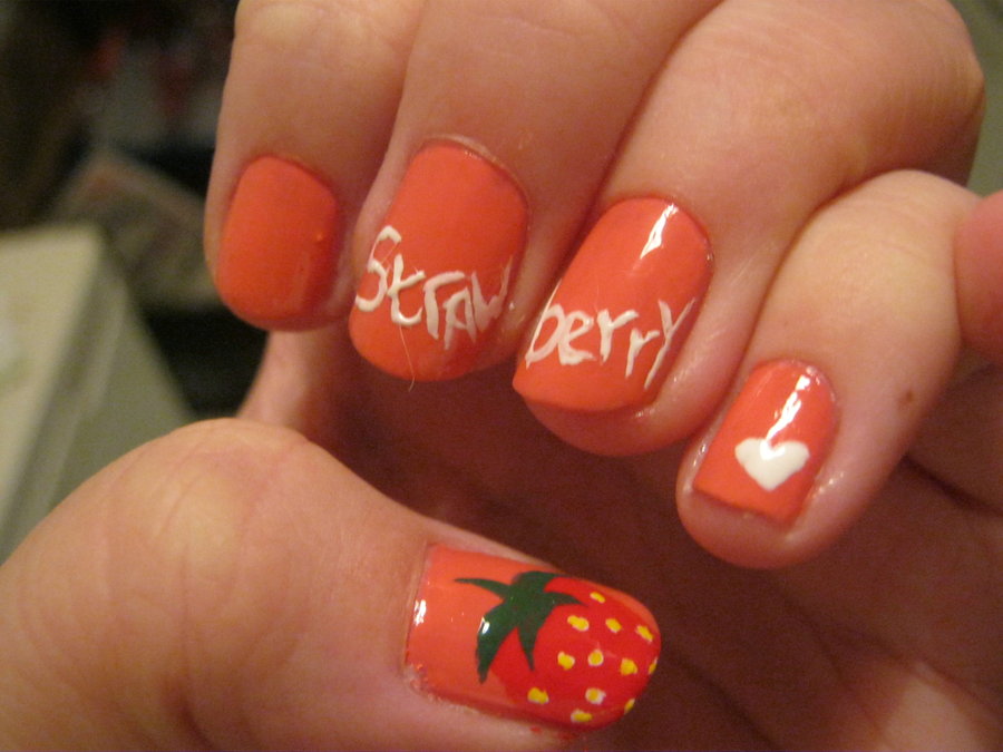strawberry-nail-art-24-13 Strawberry nail art