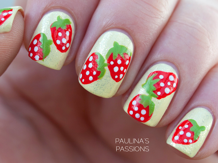 strawberry-nail-art-24-4 Strawberry nail art