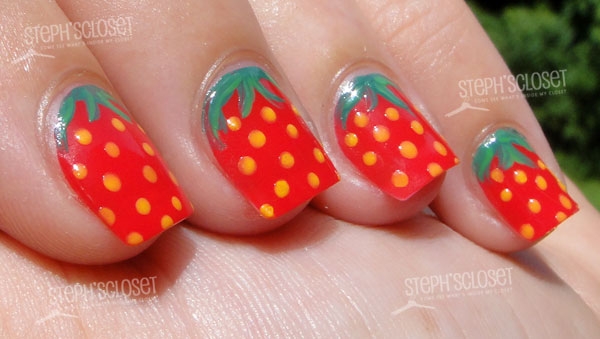 strawberry-nail-art-24-6 Strawberry nail art