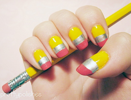 super-cute-and-easy-nail-designs-36-7 Modele de unghii Super drăguțe și ușoare