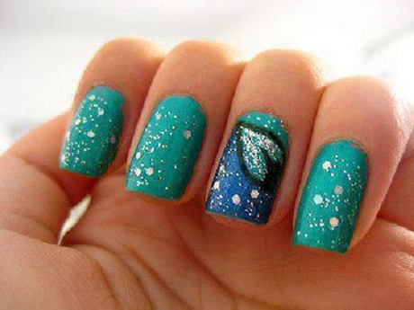 teal-nail-designs-29-13 Modele de unghii Teal