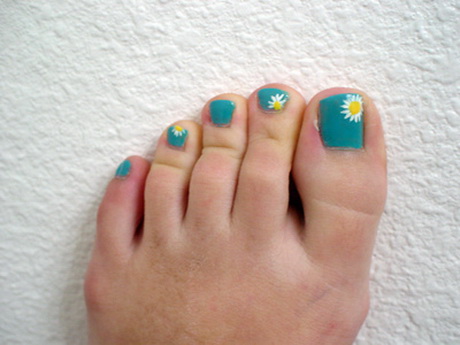 toe-nail-art-designs-for-beginners-11-11 Toe nail art modele pentru incepatori