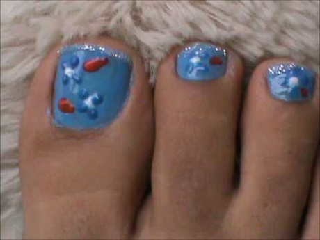 toe-nail-art-for-beginners-57-16 Toe nail art pentru incepatori