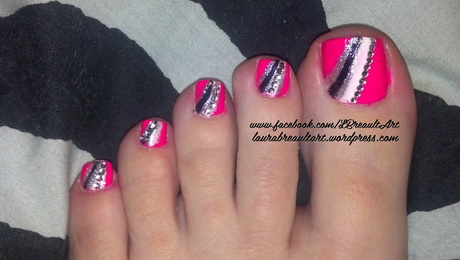 toe-nail-design-pictures-70-3 Deget de la picior de design de unghii imagini