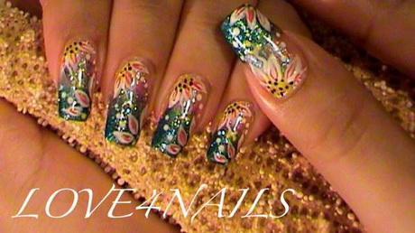 tropical-nail-art-designs-23-13 Modele tropicale de unghii