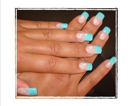 turquoise-nail-designs-58-15 Modele de unghii turcoaz
