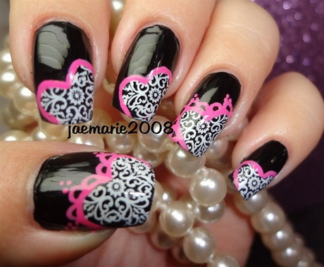 valentine-nail-art-design-13-7 Valentine nail art design