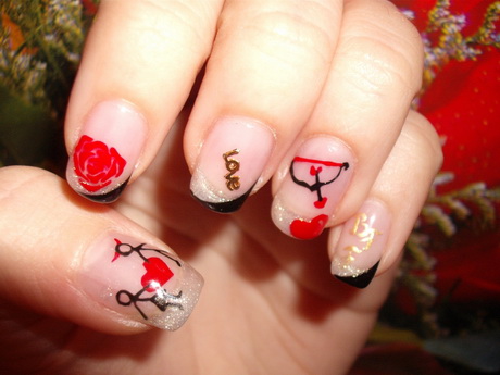 valentine-nail-art-design-13-9 Valentine nail art design