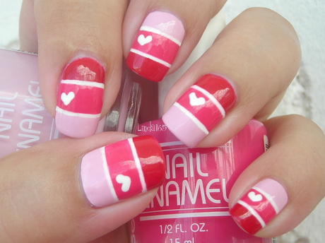 valentine-nail-art-designs-87-11 Valentine nail art modele