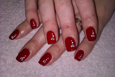 valentine-nail-art-designs-87-8 Valentine nail art modele